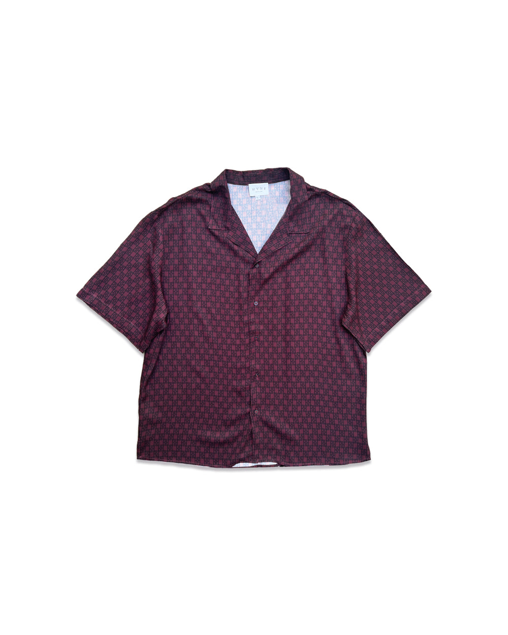 RR Monogram Bermuda Shirt Aubergine
