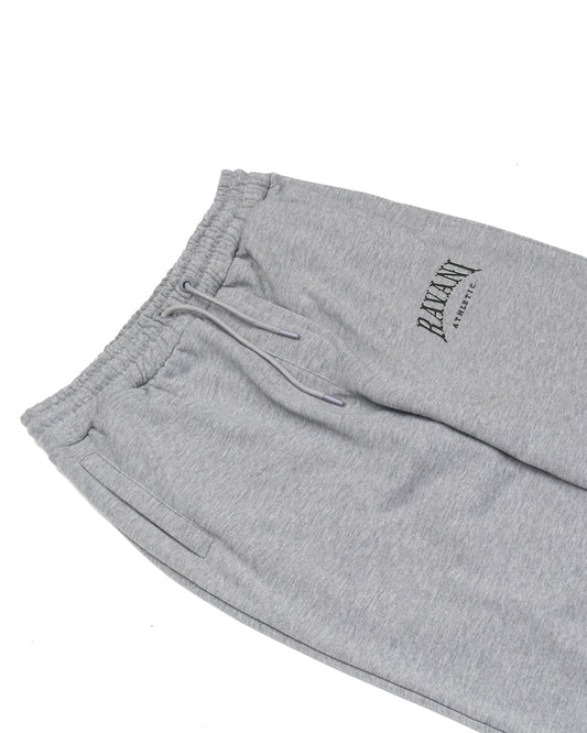 Ravani Box Logo Gray Pants Black/Silver