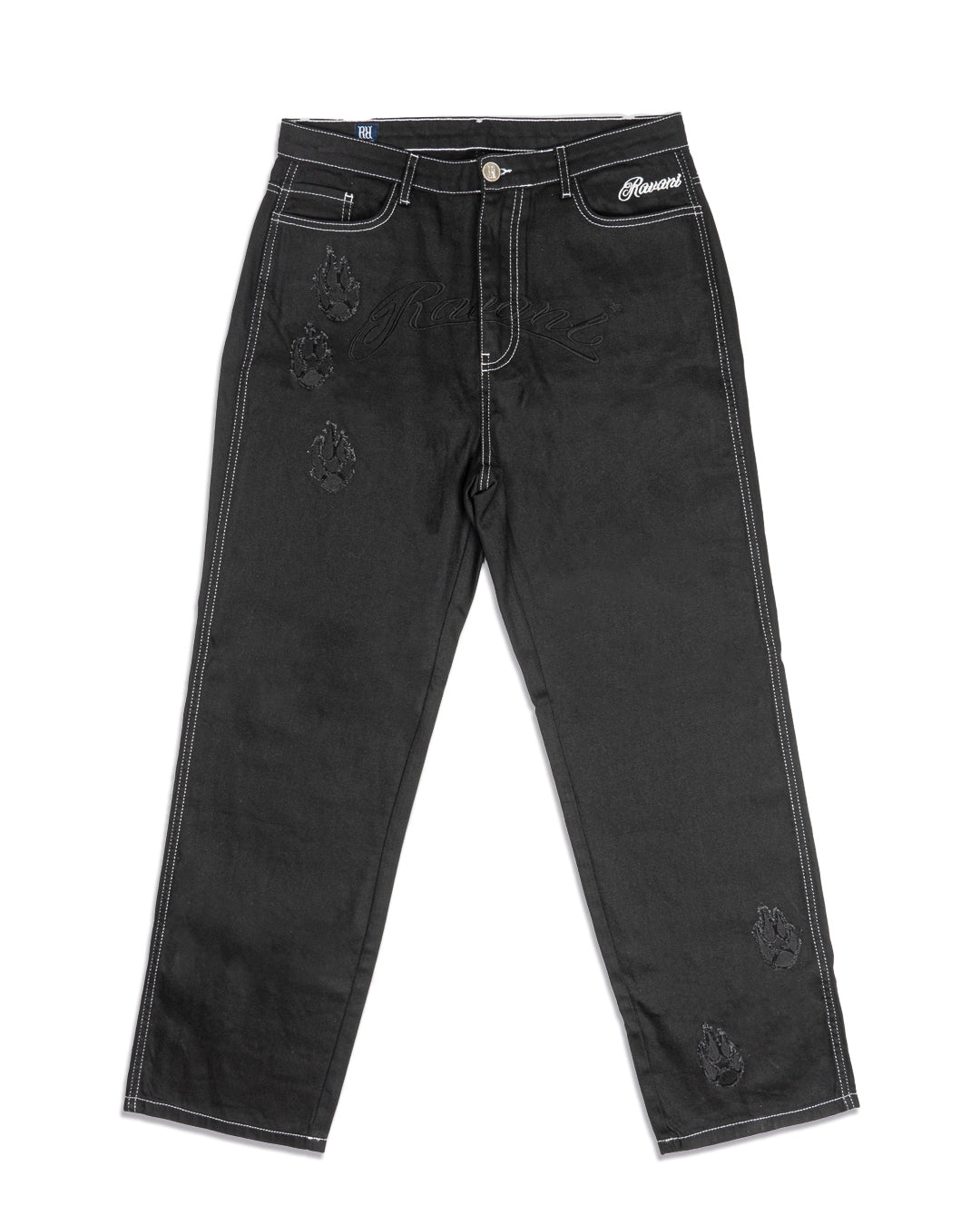 Paws Jeans Waxed Black