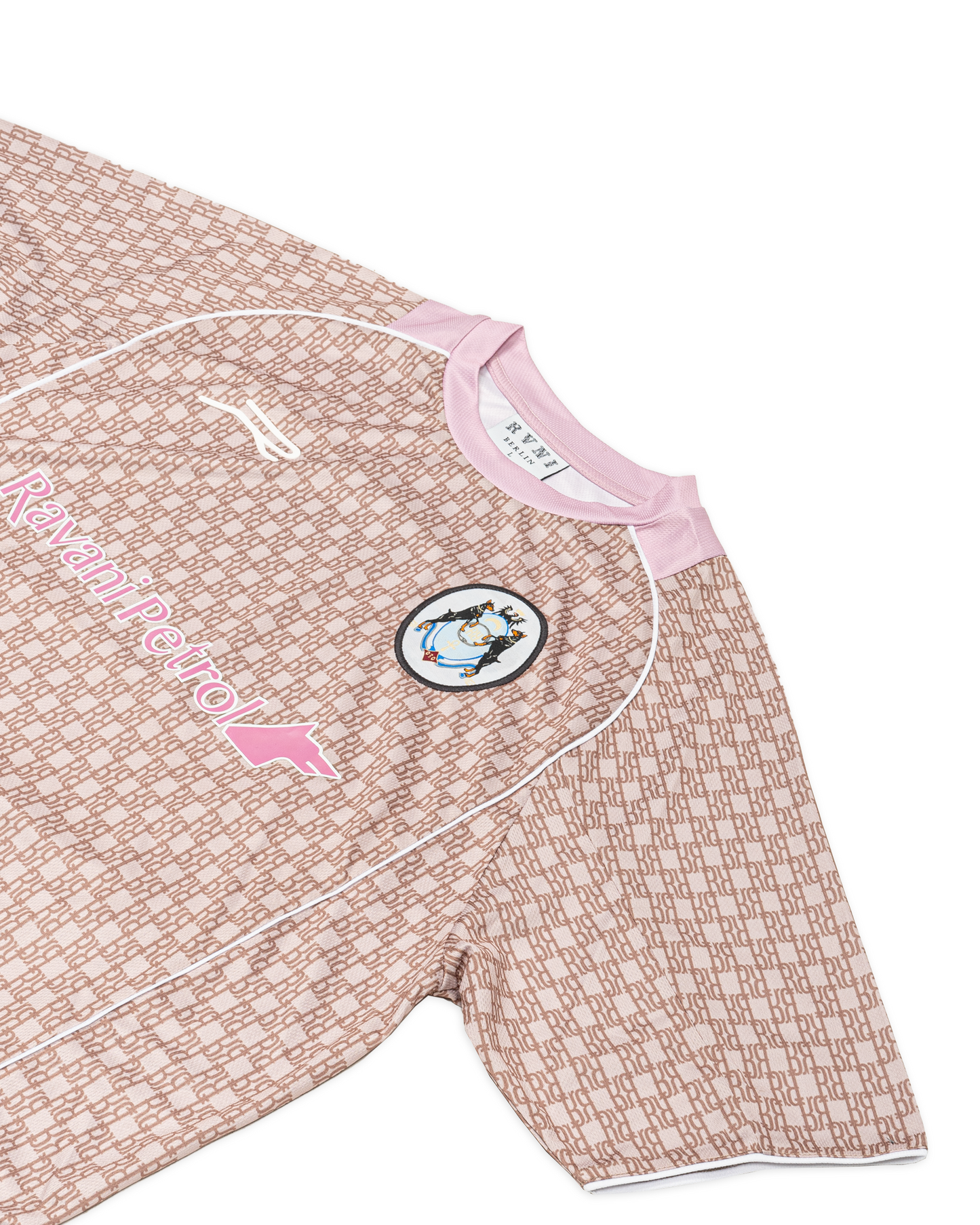 FC RAVANI 6 Years Monogram Jersey Beige Baby Pink