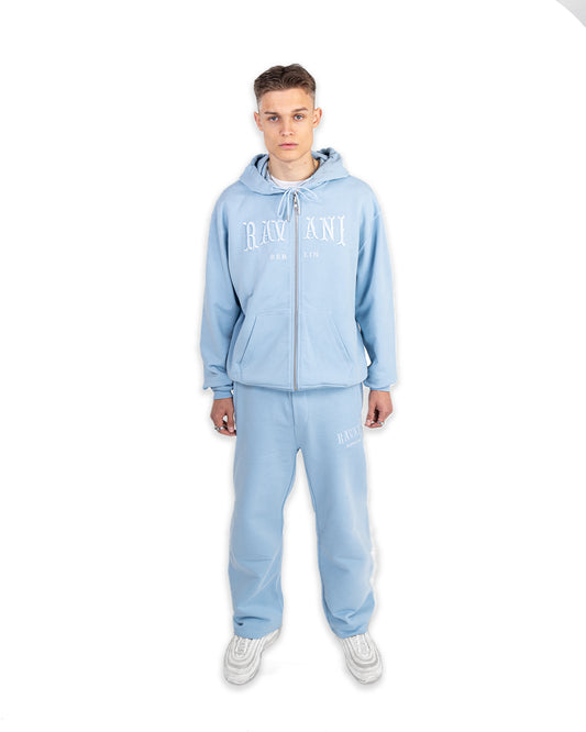 Ravani Box Logo Pants Baby Blue