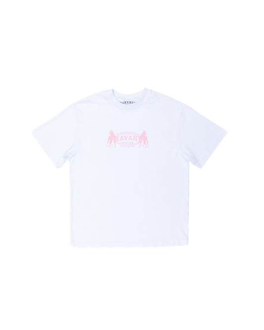 Dawg Life Tee White Pink