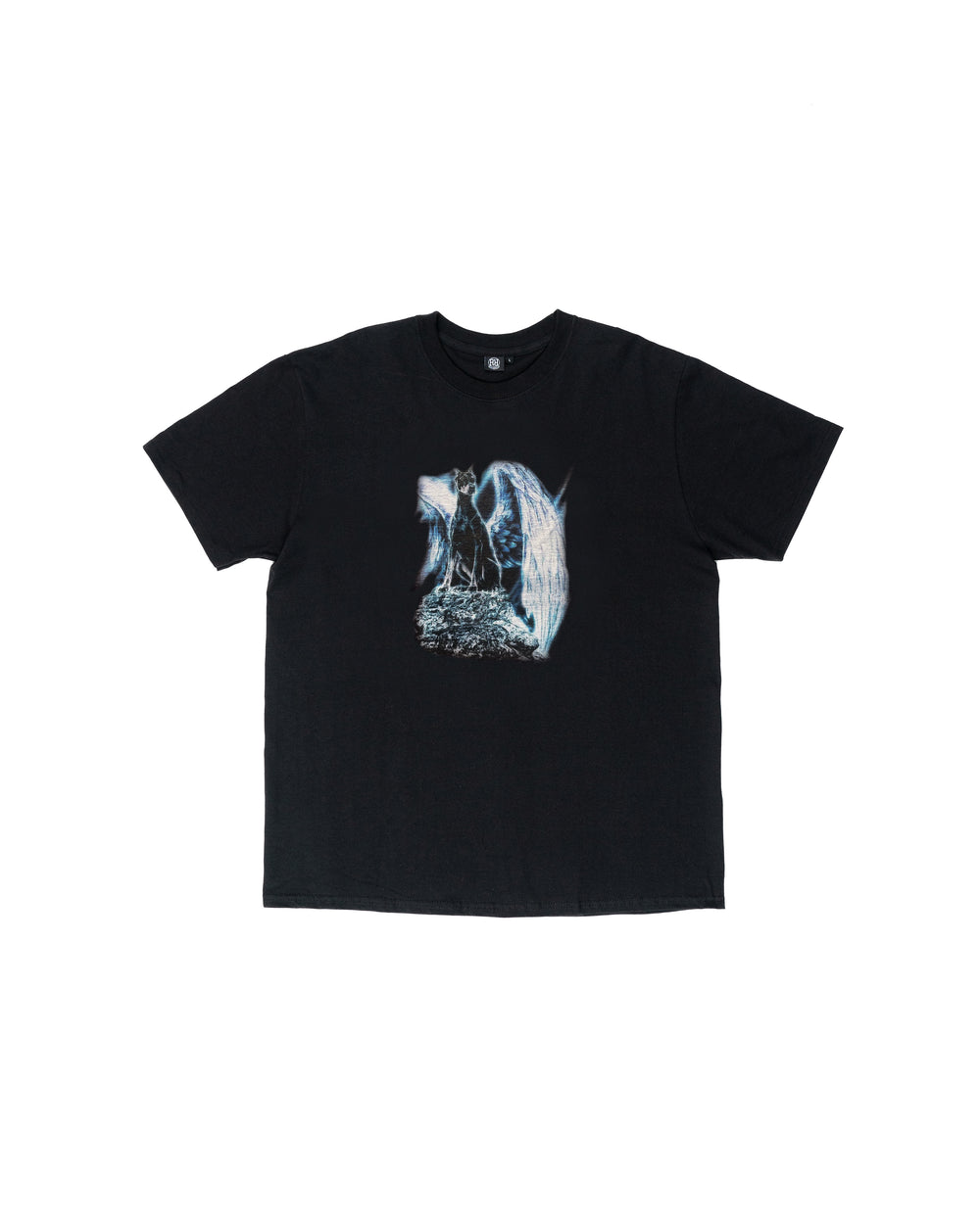 Doberman Angel Tee Black