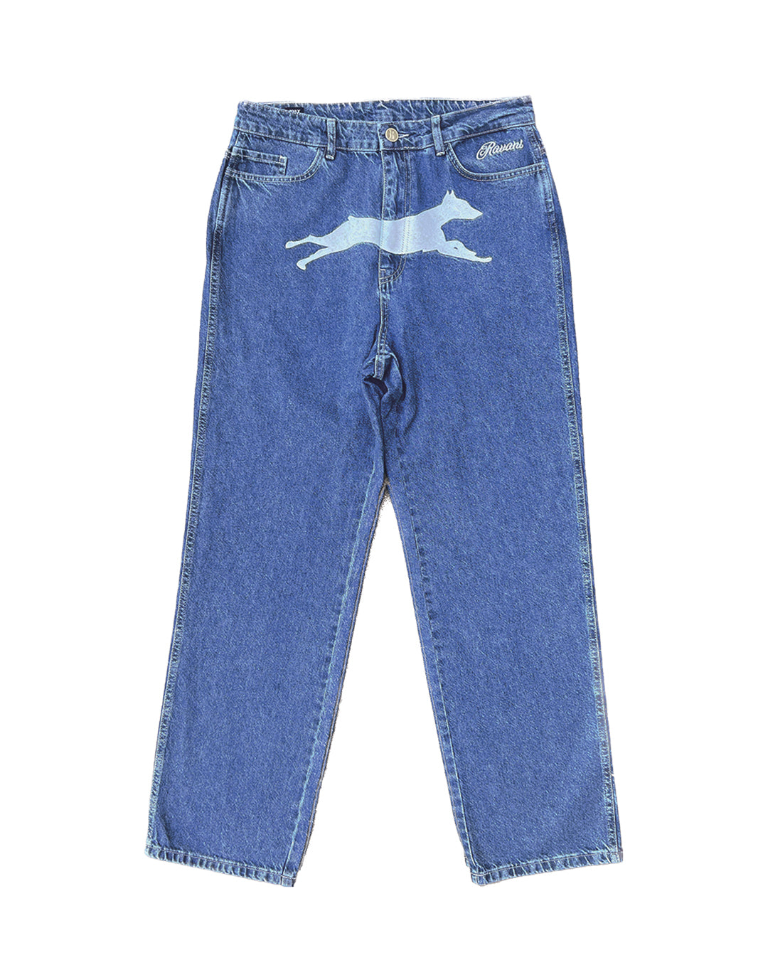 Doberman Jeans Washed Mid Blue