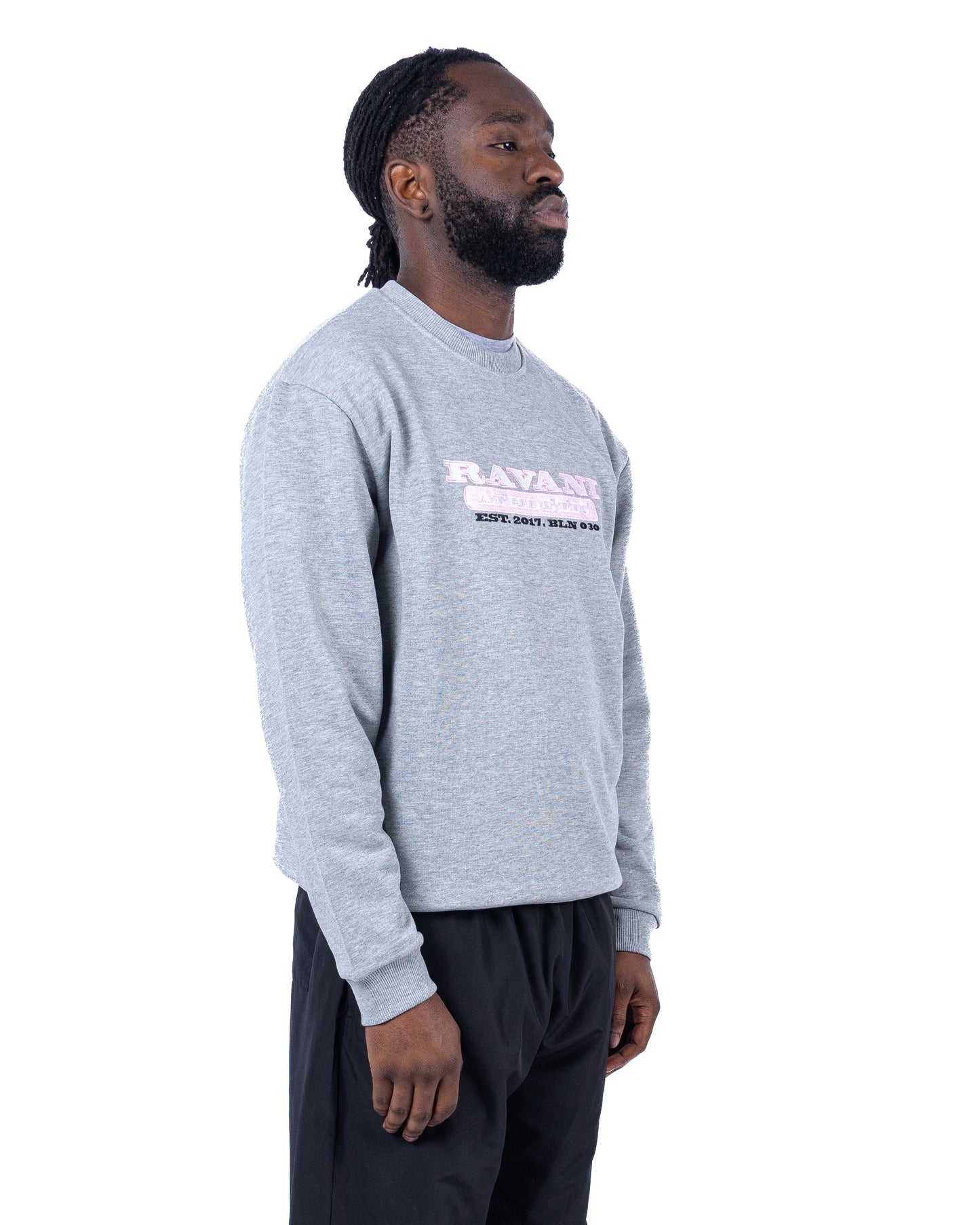 Ravani Athletic Crewneck Grey Pink 2.0