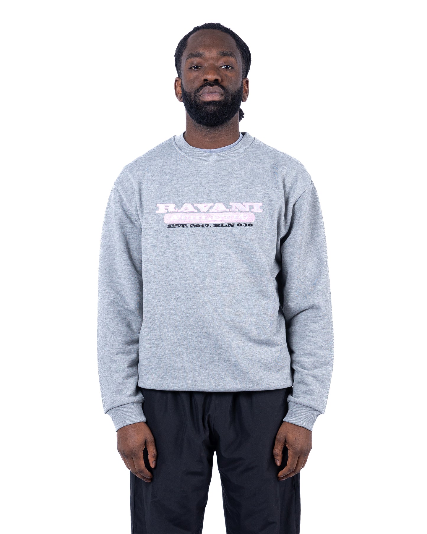 Ravani Athletic Crewneck Grey Pink 2.0