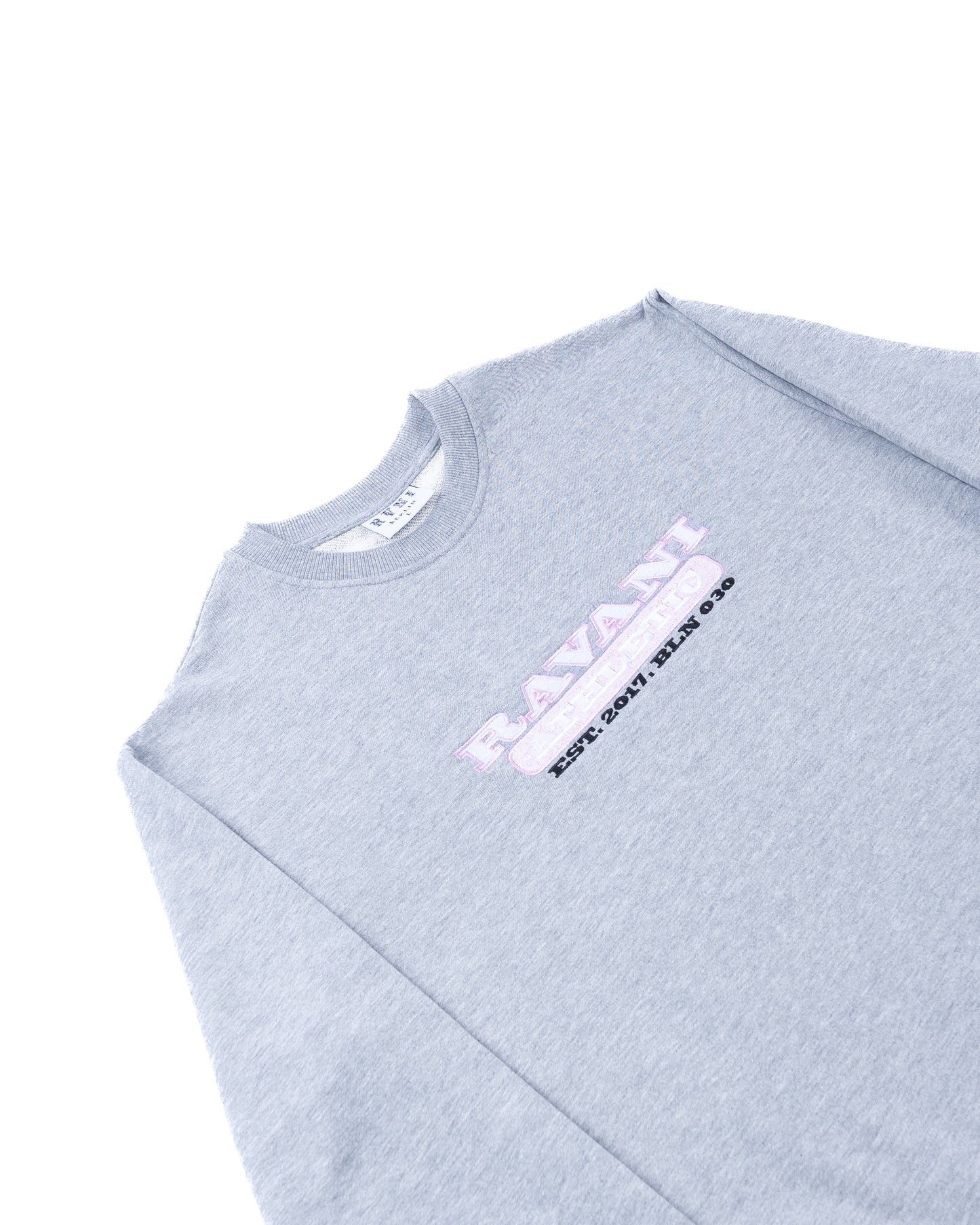 Ravani Athletic Crewneck Grey Pink 2.0