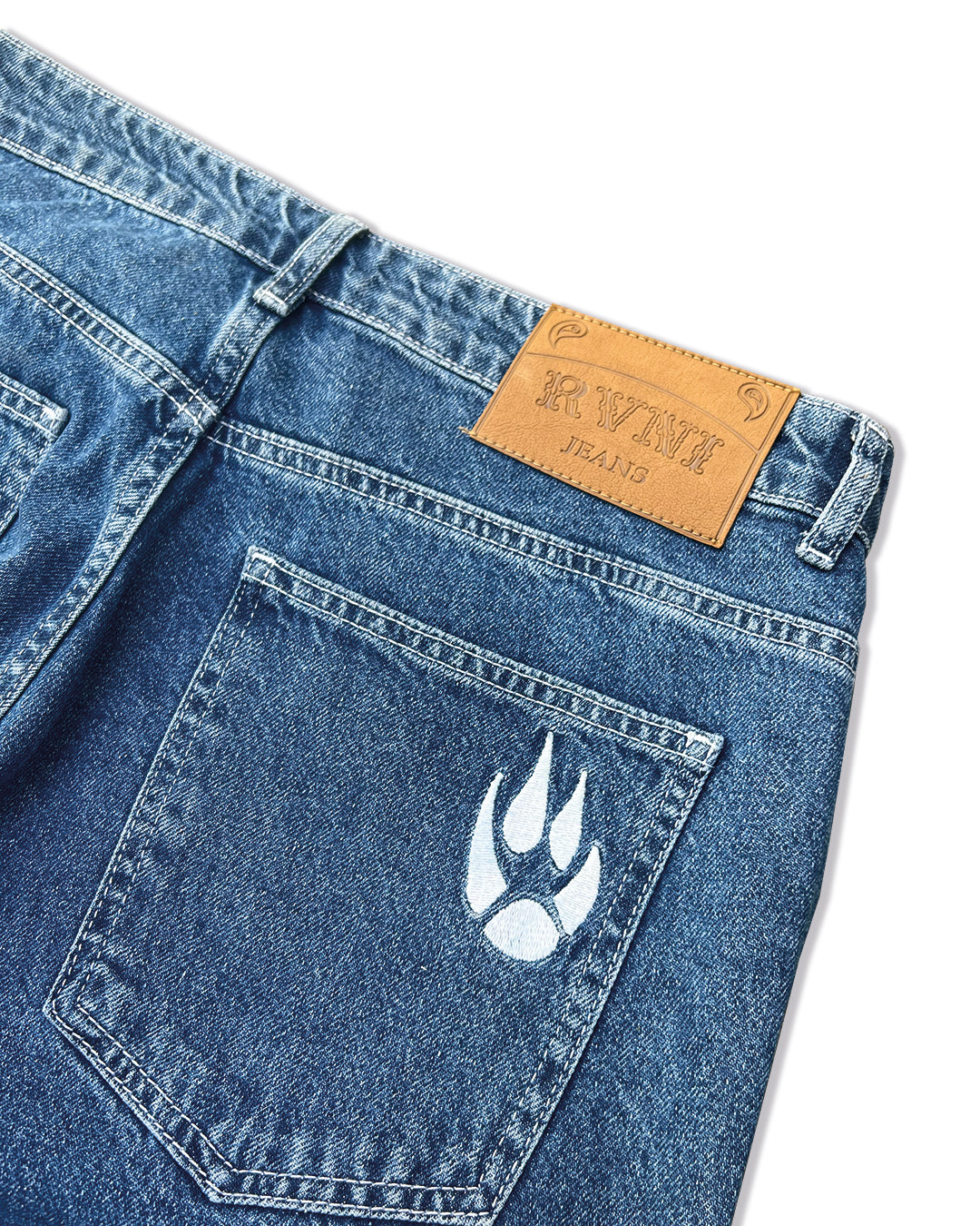 Doberman Jeans Washed Mid Blue