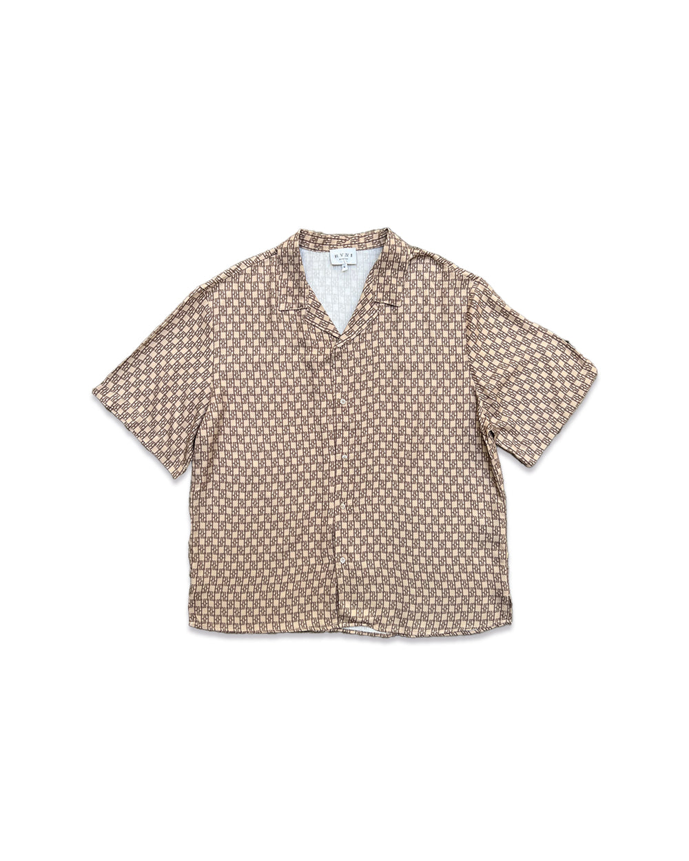 RR Monogram Bermuda Shirt Beige