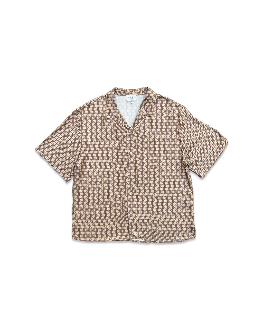 RR Monogram Bermuda Shirt Beige