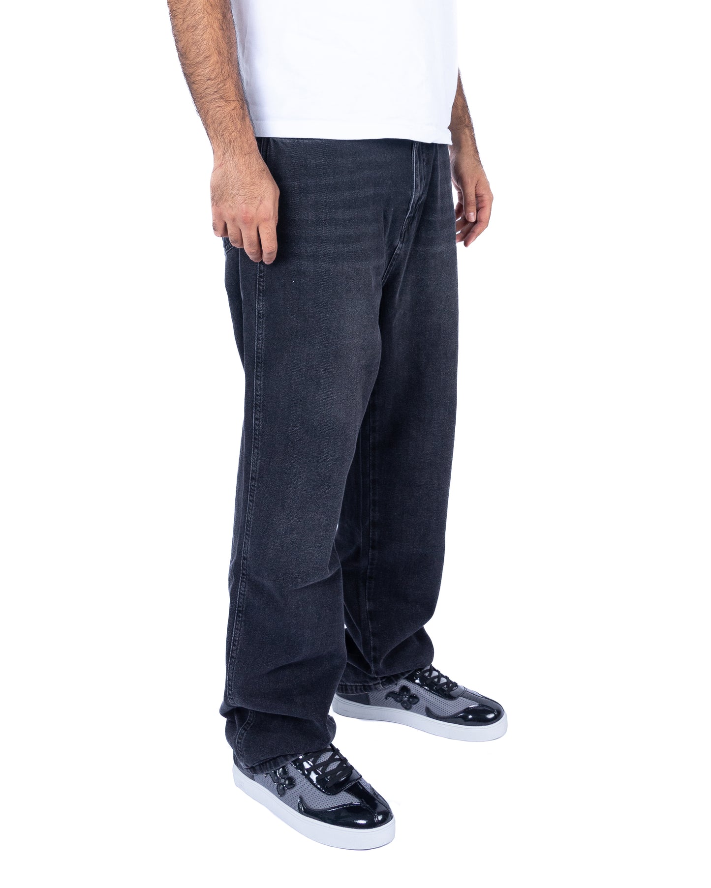 NAZAR JEANS GREY WASHED