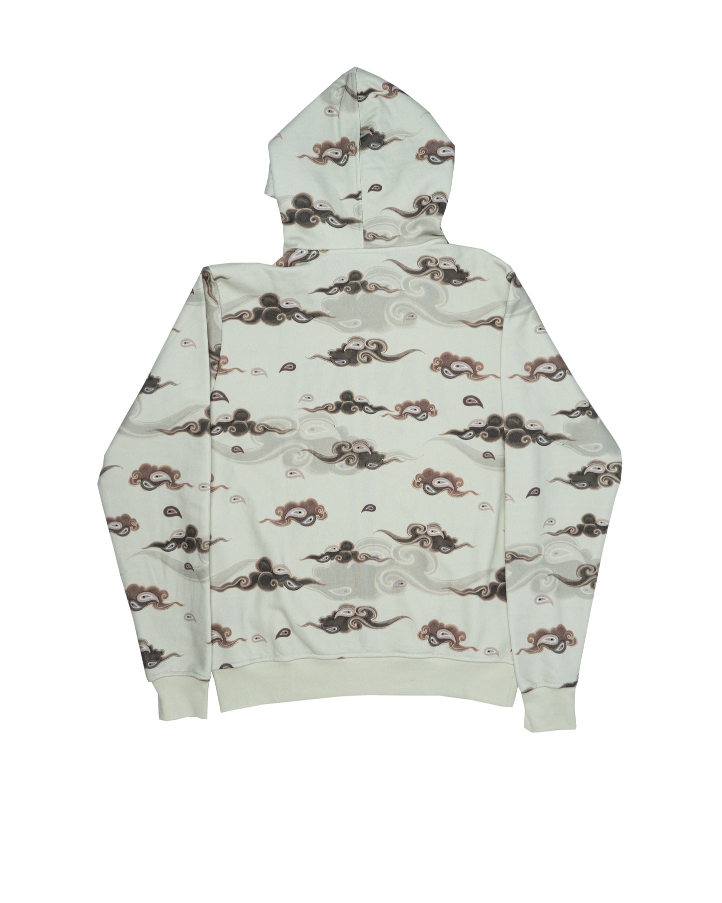 Box Logo Zip Hoodie Cream camouflage