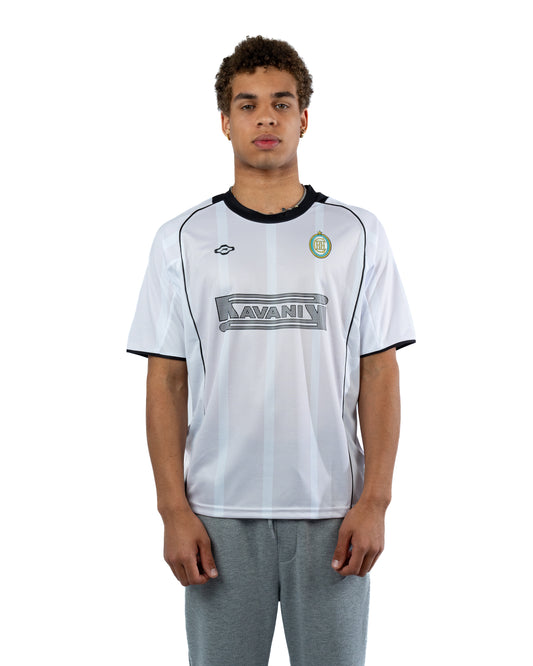 FC Ravani 7 Years Jersey Stripe White Silver Black