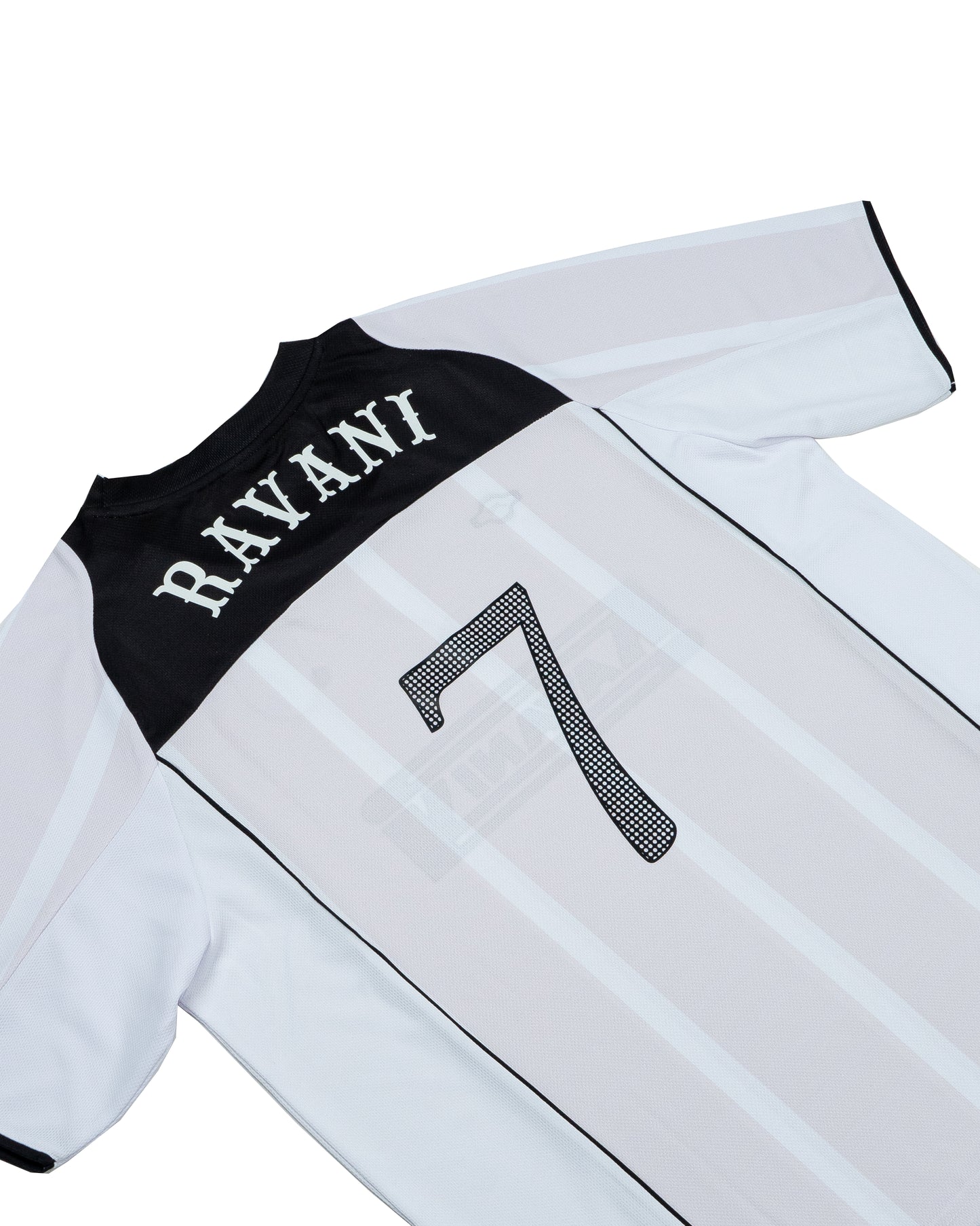 FC Ravani 7 Years Jersey Stripe White Silver Black