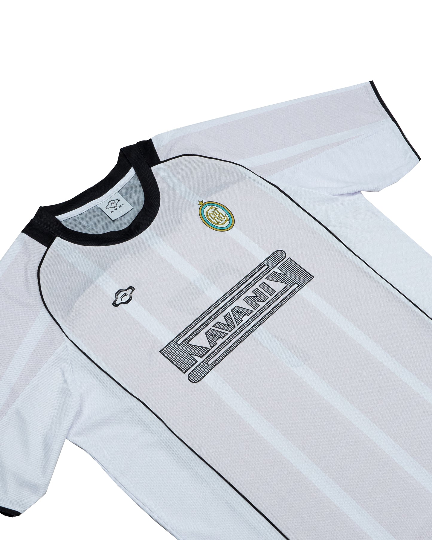 FC Ravani 7 Years Jersey Stripe White Silver Black