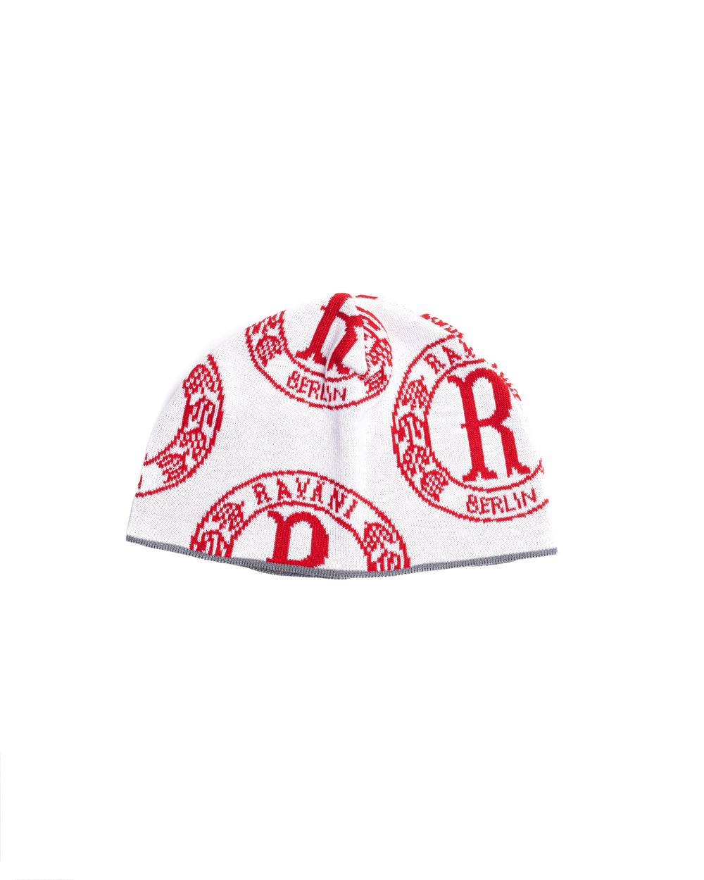 Ravani Star Beanie White Red