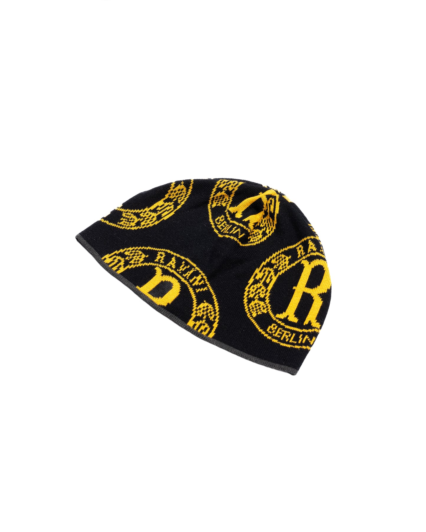 Ravani Star Beanie Black Yellow