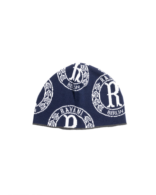 Ravani Star Beanie Navy White