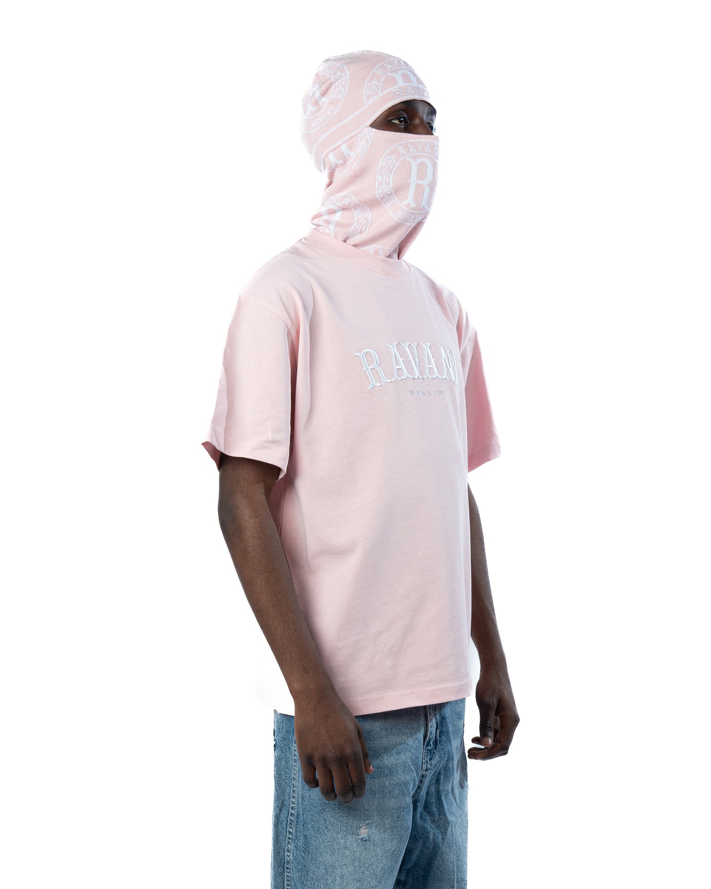 Ravani Star Balaclava Pink White