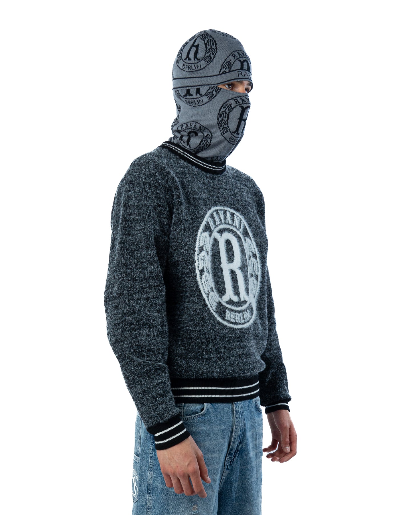 Ravani Star Balaclava Grey Black