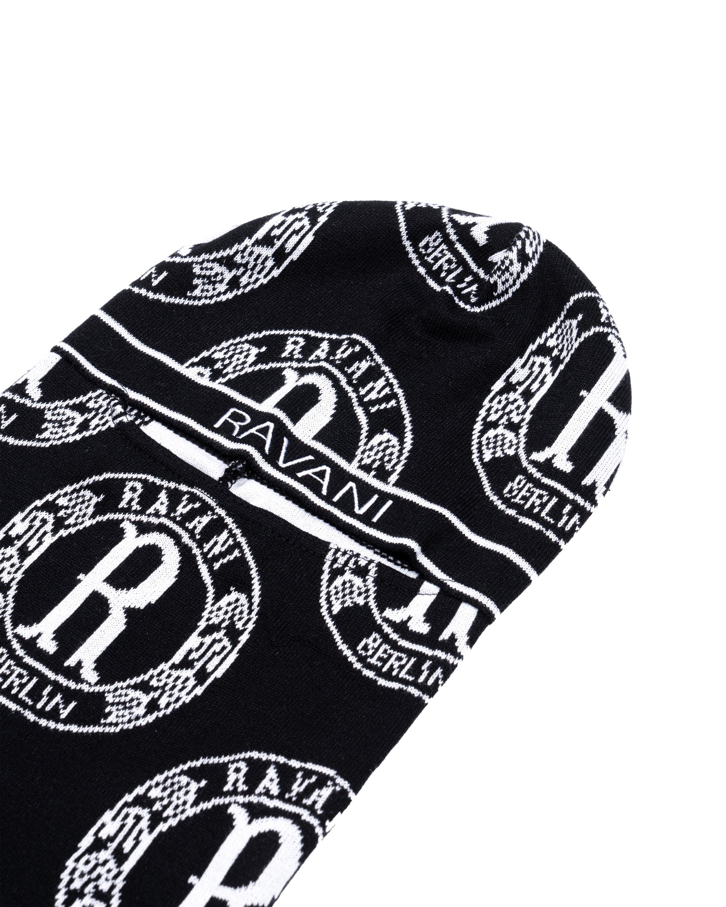 Ravani Star Balaclava Black White