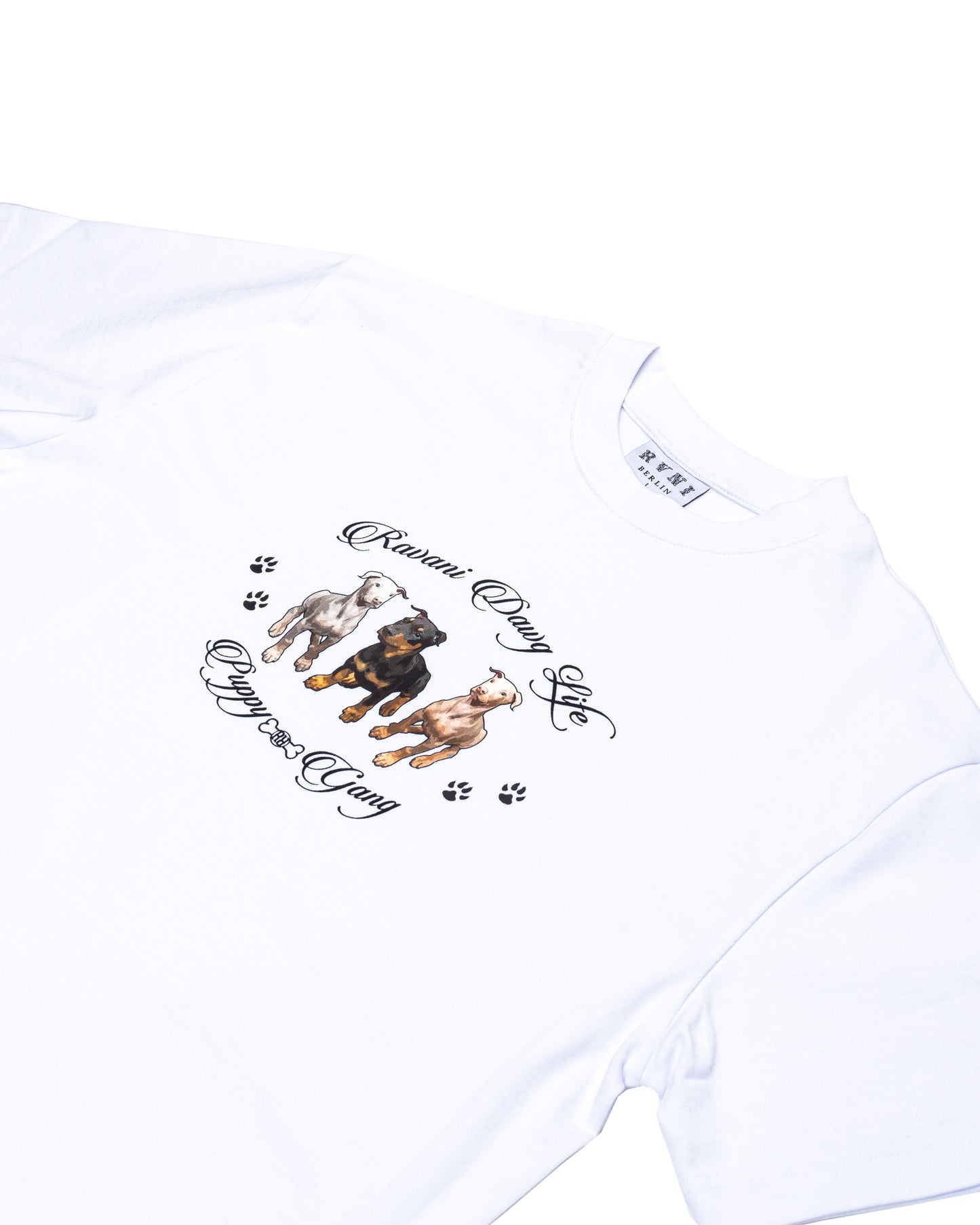 Dawg Life Puppy Gang Tee White