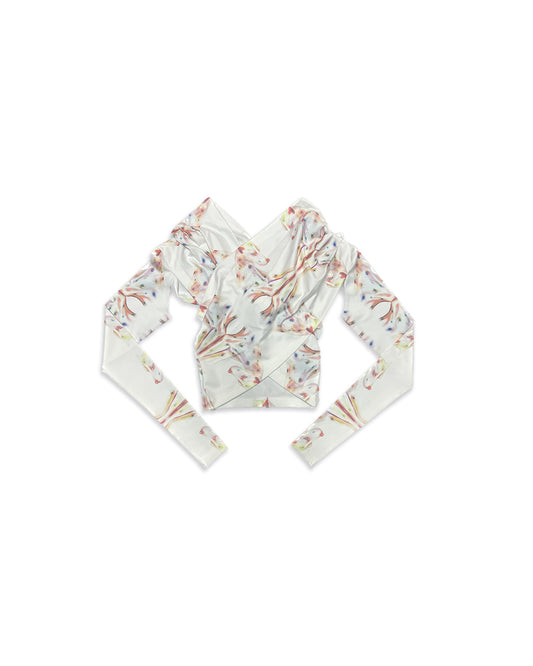 ALBINO DOBERMAN WRAP TOP