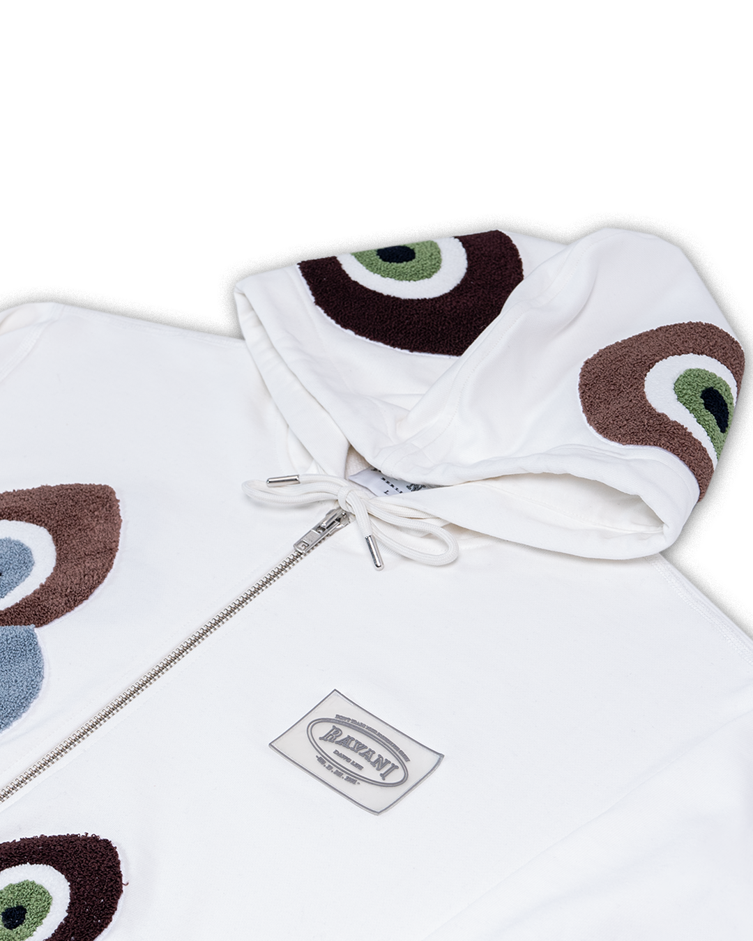 OG Nazar Zip Hoodie Off White Cream