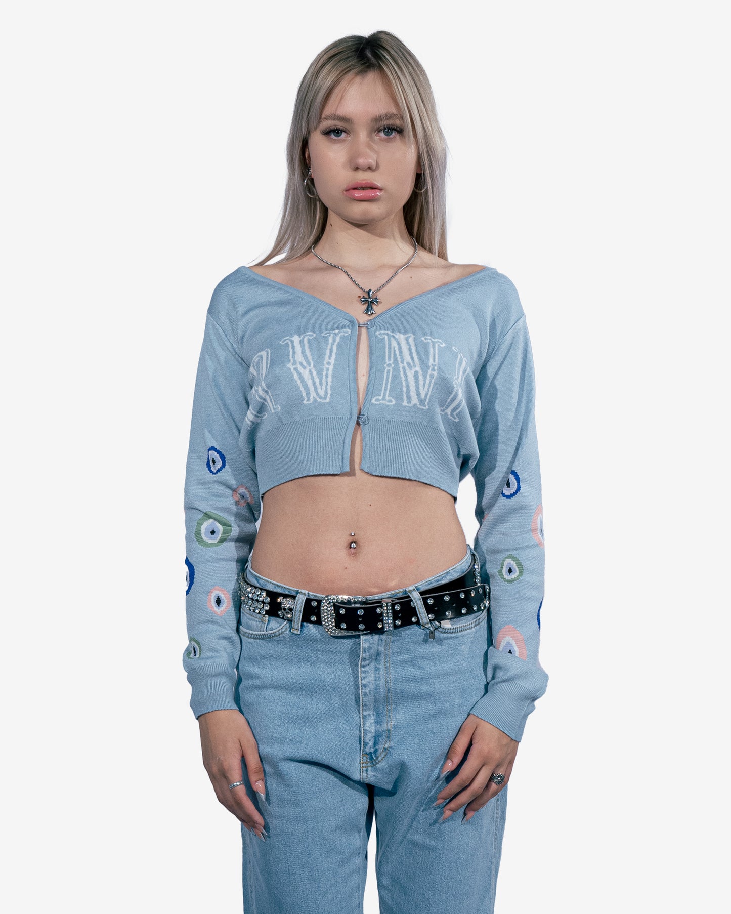 Cropped Nazar Cardigan