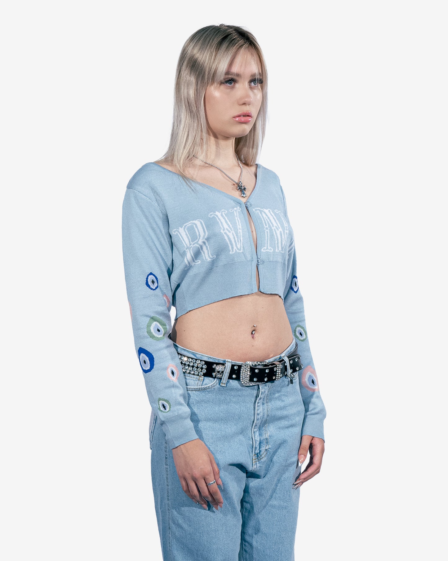 Cropped Nazar Cardigan