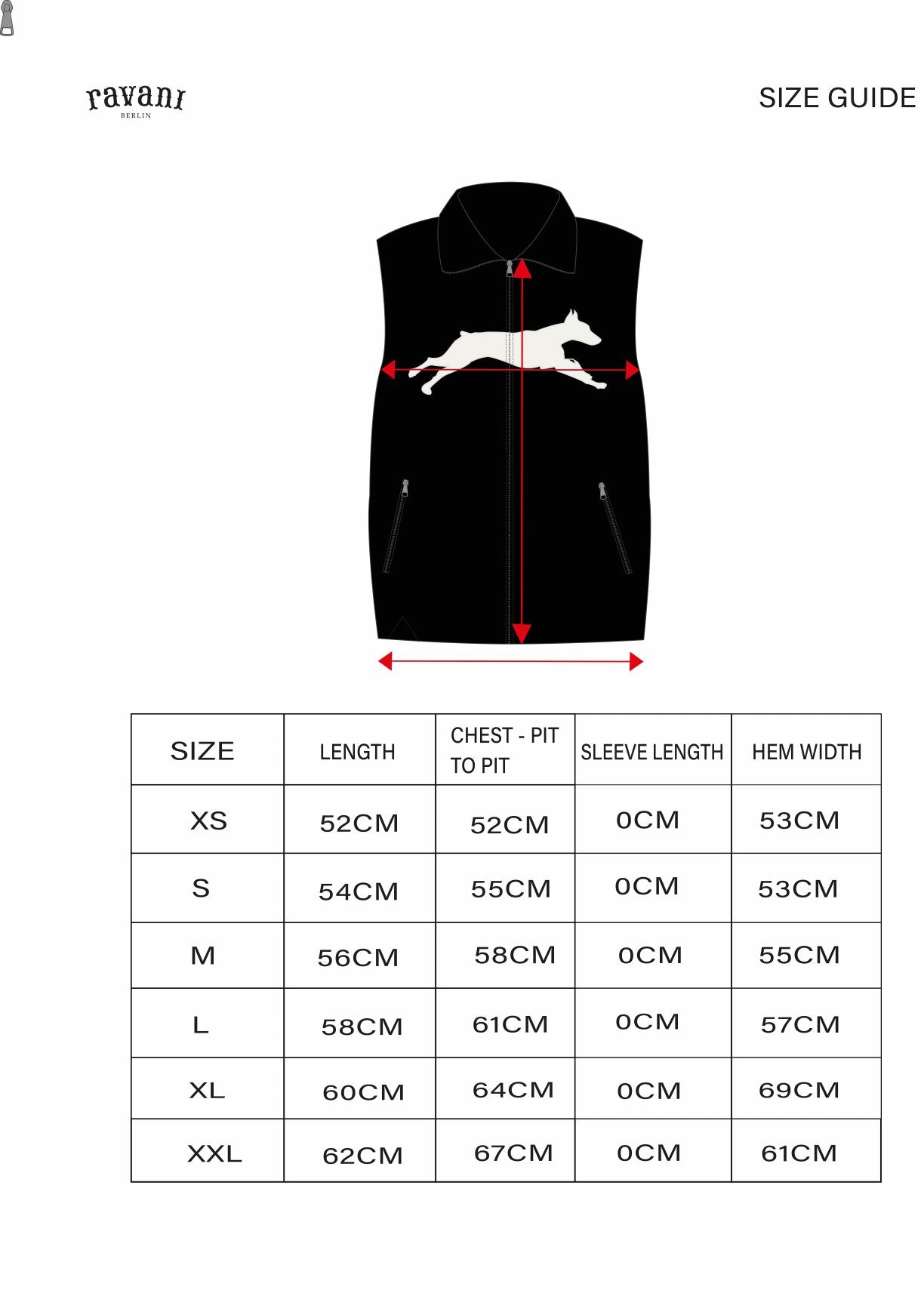 DOBERMAN PUFFER VEST BLACK ON CREAM