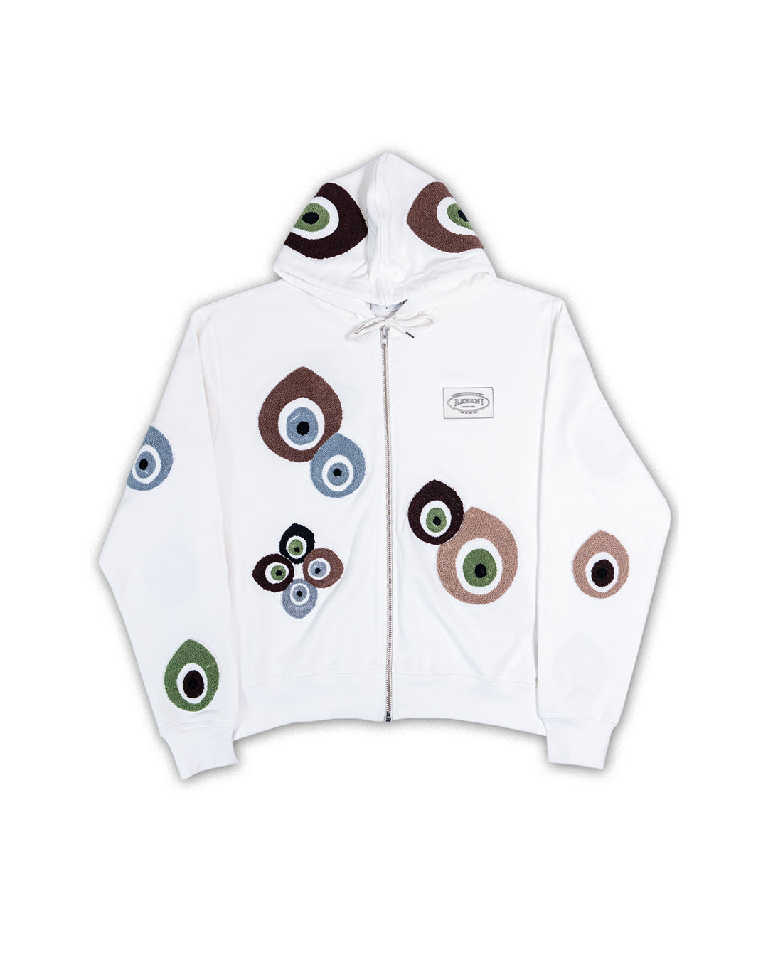 OG Nazar Zip Hoodie Off White Cream